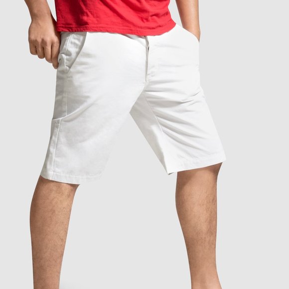 OLGYN Other - OLGYN Men’s Regular Fit White Chino Shorts